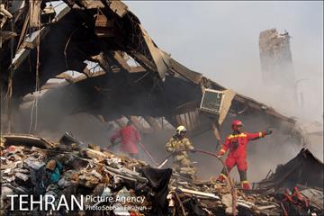 دومین روز عملیات امداد و نجات حادثه پلاسکو-1 2