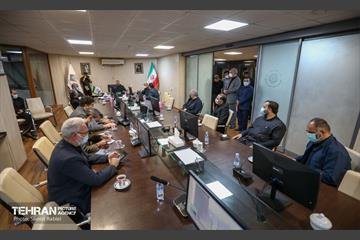 حضور شهردار تهران در مرکز کنترل ترافیک شهرداری تهران 7