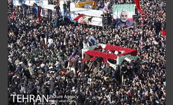 تشییع پیکر سپهبد قاسم سلیمانی و شهدای مقاومت در تهران  31