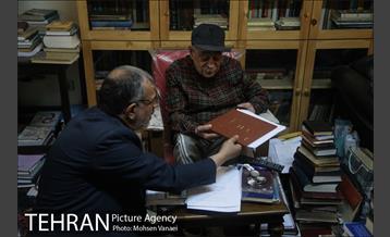 بازدید احمد مسجدجامعی از دست اندرکاران تهیه دائره المعارف تهران 12