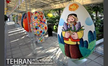 المان های نوروزی در خیابان ولیعصر(عج) 8