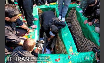 تشییع و تدفین دو شهید گمنام در بوستان گلزار منطقه 17 23