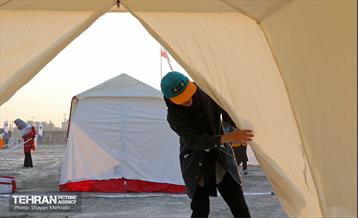 مانور تمرین اسکان اضطراری کلانشهر تهران 65