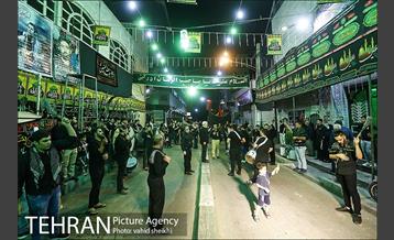 دسته های عزاداری محرم در محله امام زاده حسن  11