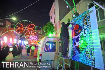خیابان های تهران در شب میلاد امام زمان (عج) 4