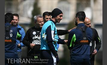 اخرین تمرین تیم فوتبال استقلال تهران در سال 95