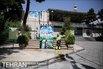 آماده سازی دانشگاه تهران برای نماز جمعه 20