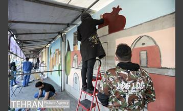 جشنواره نقاشی دیواری منطقه ۹