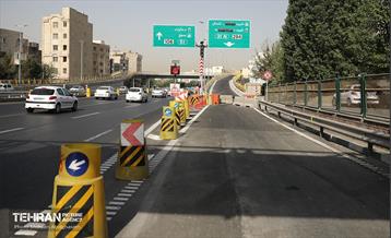 اینجا کارگاهه؛ پل تقاطع غیر همسطح در بزرگراه شهید باقری 35