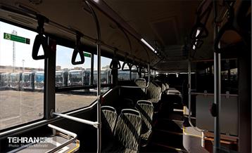 ورود اتوبوس‌های دوکابین جدید به تهران 44
