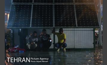 شب بارانی تهران 17