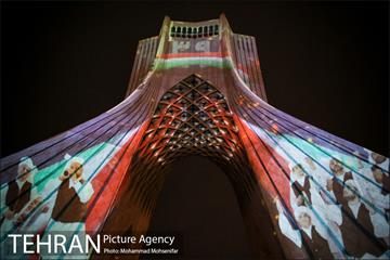 نور افشانی برج آزادی  14
