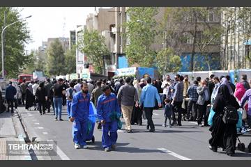 خدمات‌رسانی شهرداری تهران در نماز عید فطر مصلی تهران 3