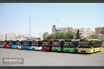 بازدید اصحاب رسانه از منطقه ۵ شرکت واحد اتوبوسرانی 23