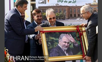 شهردار تهران در آیین نواختن زنگ سال تحصیلی جدید در دبیرستان ماندگار البرز 31