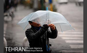 بارش باران پاییزی در تهران 14