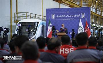 آیین بهره برداری از ۲ رام قطار ساخت داخل 7