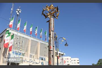 رونمایی از المان یادبود شهدای جنگ 12 روزه میدان قدس 11