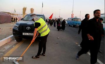 خدمات نیروهای پاکبان شهر تهران در اربعین حسینی 13