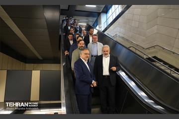 بازدید شهردار تهران از پروژه خط ۶ مترو پایتخت