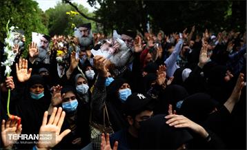 مراسم تشییع پیکر آیت‌الله فاطمی‌نیا 11