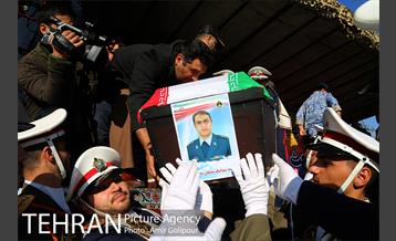 مراسم تشییع شهدای حادثه سقوط هواپیما  4