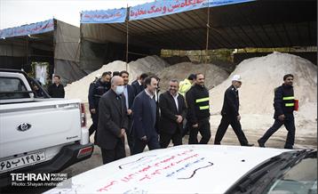 مانور برف روبی در منطقه ۳ تهران 20