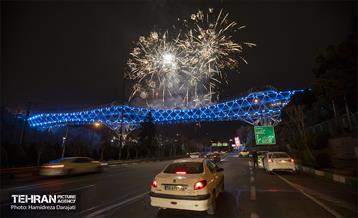 نورافشانی نوروزی در پل طبیعت  17