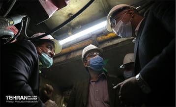 بازدید شهردار تهران از کارگاه ساخت ایستگاه متروی حرم عبدالعظیم 20