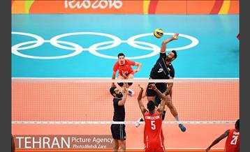 دیدار والیبال ایران و کوبا در المپیک ریو 17