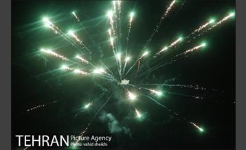 نور افشانی در میدان آزادی به مناسبت جشن نیمه شعبان 11