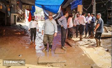 بازدید شهردار تهران از منطقه سیل زده امام زاده داوود(ع) 11