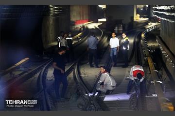تست گرم بخش شمالی خط ۶ مترو تهران 11