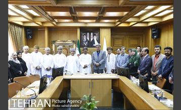دیدار هیئت بلند پایه عمانی با شهردار تهران 22