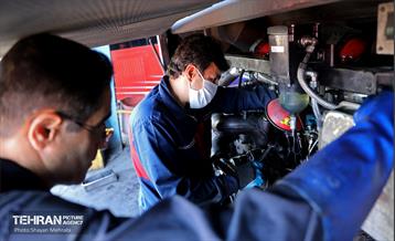 به وقت خدمت؛ بازآمادسازی اتوبوس‌های شهری تهران 37