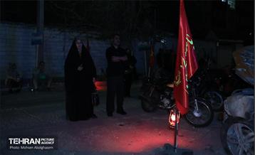 یادمان شهدا در محل تجاوز آمریکایی-صهیونیستی به ساختمان‌های مسکونی 32