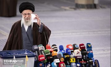 حضور رهبر معظم انقلاب در انتخابات ۱۴۰۲ 3