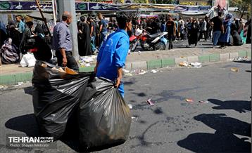 خدمات شهرداری تهران در راهپیمایی جاماندگان حسینی(ع) 8