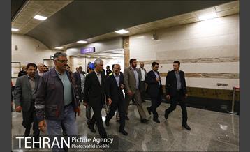 بازدید شهردار تهران از خط ۷ مترو  29
