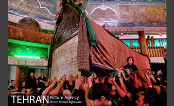 آیین نخل گردانی در تکیه های شمیران 4