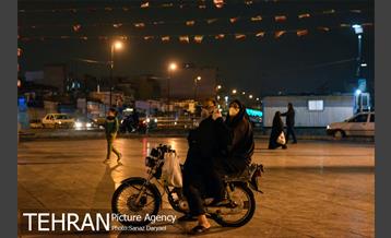 نورافشانی میدان امام حسین(ع) به مناسبت نیمه شعبان‎ 14