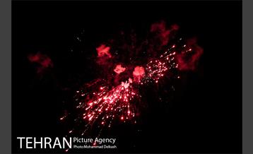 نورافشانی میدان ولیعصر(عج) در شب عید فطر 3