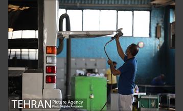 خط تولید اتوبوس های جدید شهری 9