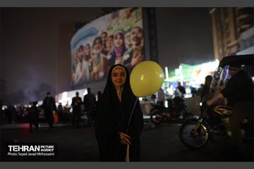 نورافشانی میدان ولیعصر(عج) به مناسبت نیمه شعبان 6