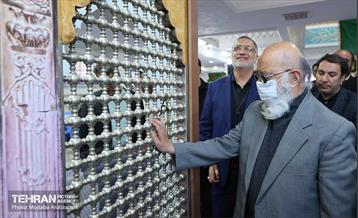 حضور شهردار تهران در بیت الزهرا (س) کرمان 6