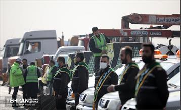 مانور برف روبی منطقه 19 شهرداری تهران 20