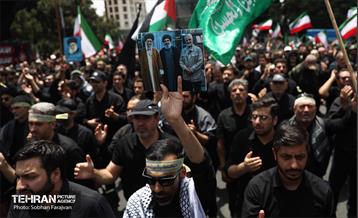 دسته عزاداری دانشگاه امام صادق(ع) در ظهر عاشورا 16