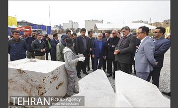 بازدید شهردار تهران از نهمین سمپوزیوم مجسمه سازی تهران 18