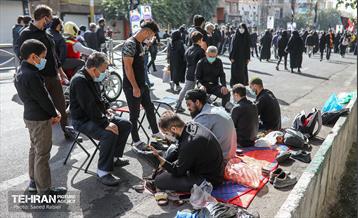 مراسم پیاده روی جاماندگان اربعین حسینی در تهران 44