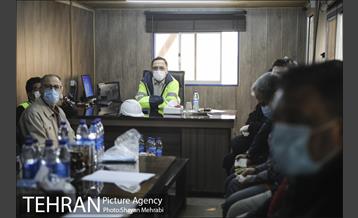 بازدید مهندس امام از مراحل آماده سازی ایستگاه اقدسیه 16